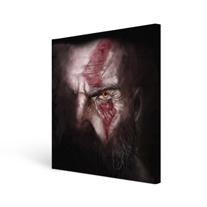 Холст квадратный God of War фото