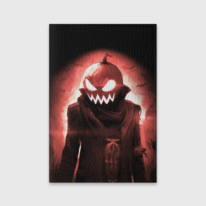 Обложка для паспорта матовая кожа Тыква фото