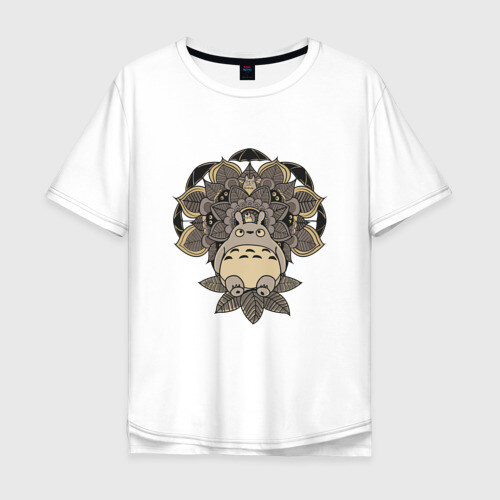 Мужская футболка хлопок Oversize Тоторо фото