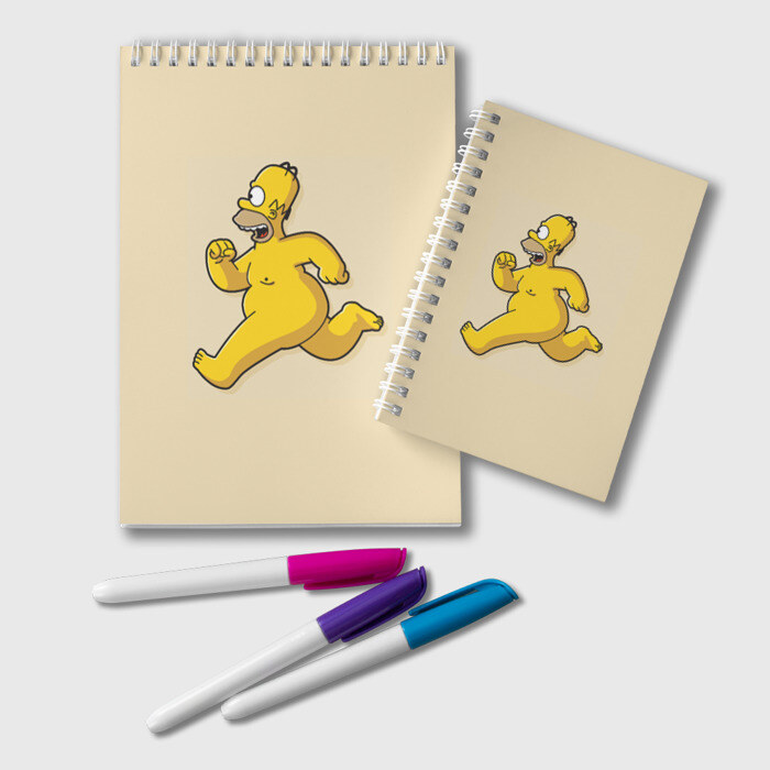 Блокнот Гомер на Пробежке фото