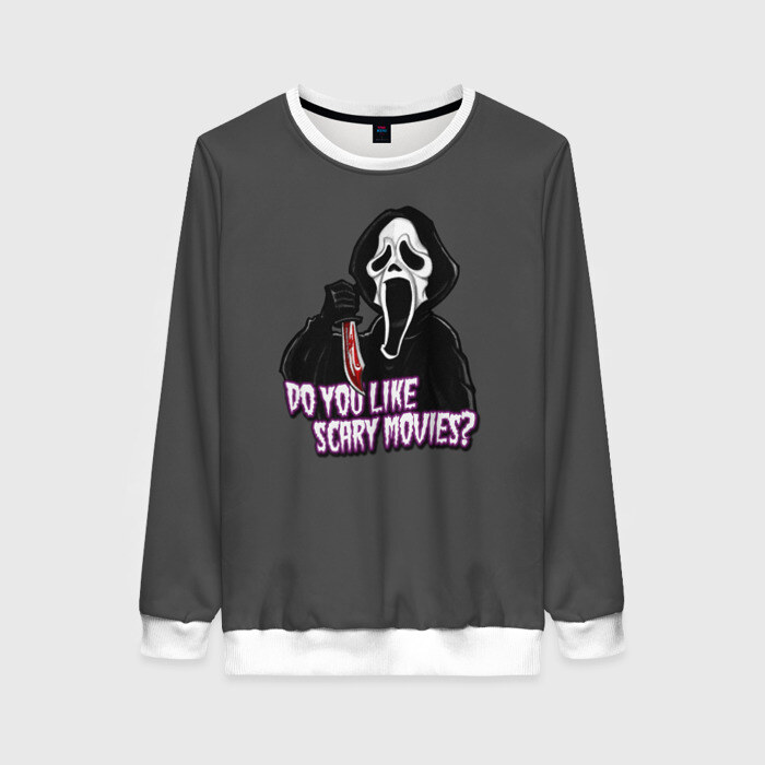 Женский свитшот 3D Крик фото