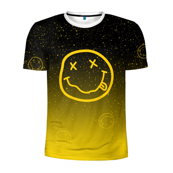 Мужская футболка 3D спортивная NIRVANA SPACE фото