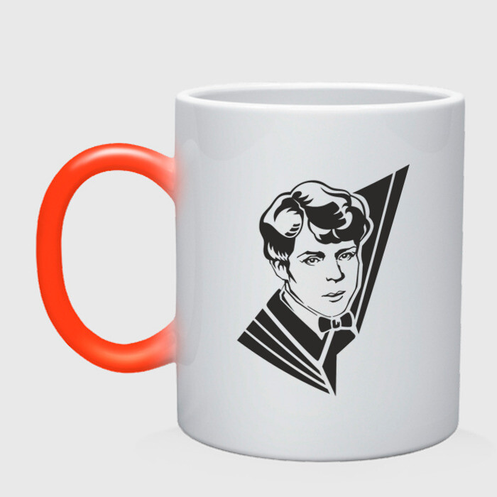 Кружка хамелеон Есенин фото