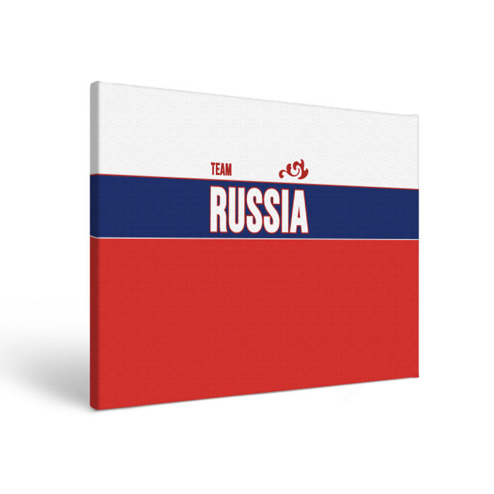 Холст прямоугольный Team Russia фото