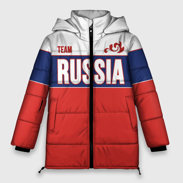 Женская зимняя куртка 3D Team Russia фото