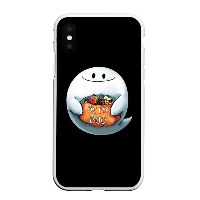 Чехол для iPhone XS Max матовый Be my Boo фото