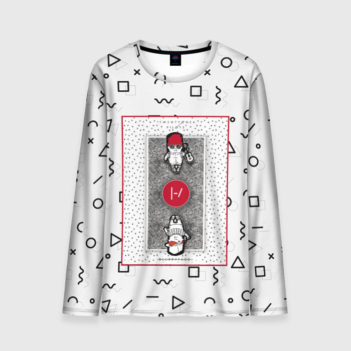 Мужской лонгслив 3D Twenty One Pilots фото
