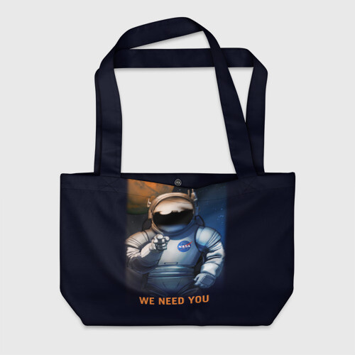 Пляжная сумка 3D NASA фото