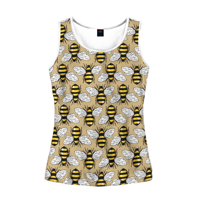 Женская майка 3D Пчёлки фото