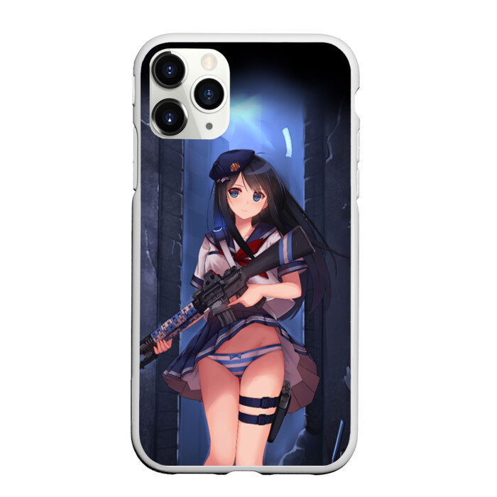 Чехол для iPhone 11 Pro матовый Японская анимация фото