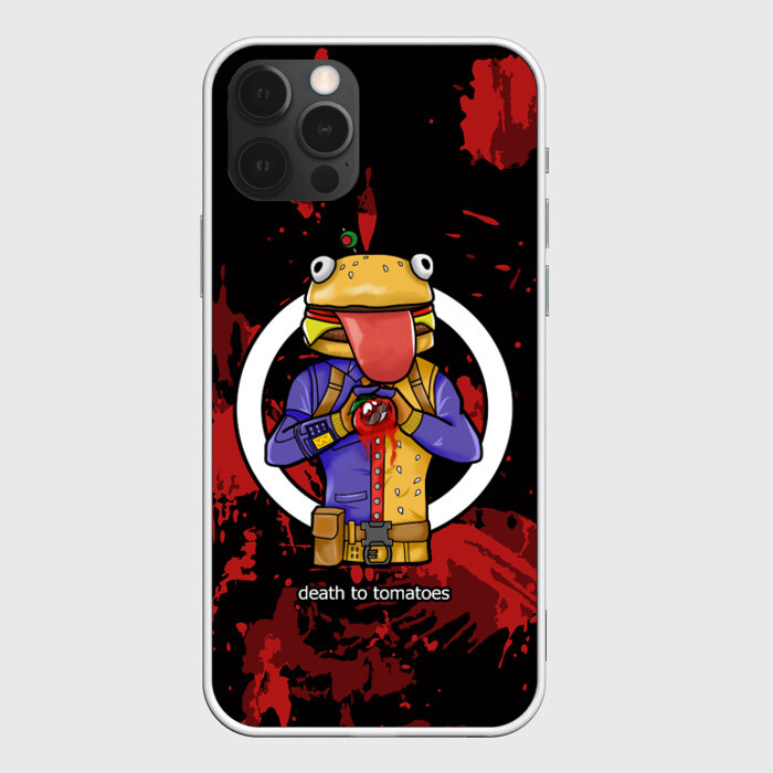 Чехол для iPhone 12 Pro Max БУРГЕРМЕН FORTNITE фото