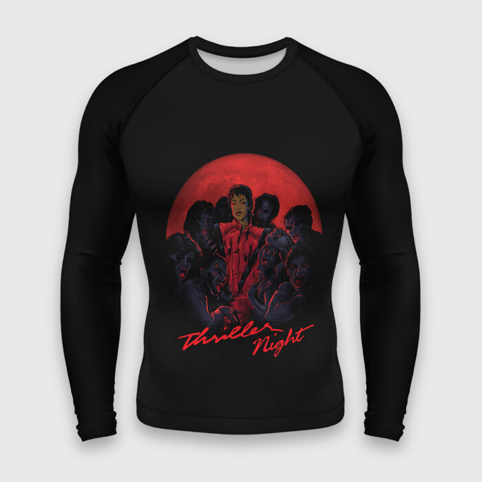 Мужской рашгард 3D Michael Jackson. Thriller фото