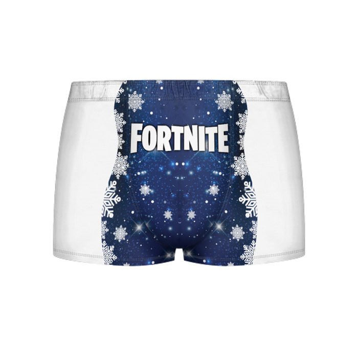 Мужские трусы 3D Fortnite Новогодний фото