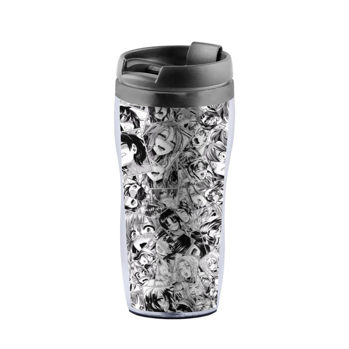 Термокружка-непроливайка Manga ahegao фото