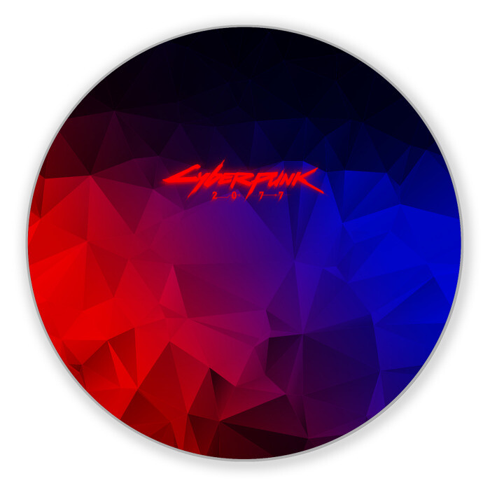 Коврик для мышки круглый CYBERPUNK 2077 | КИБЕРПАНК 2077 фото