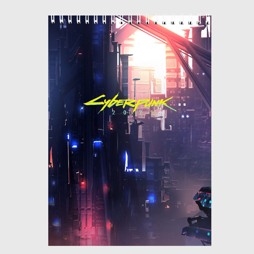 Скетчбук Cyberpunk 2077 фото