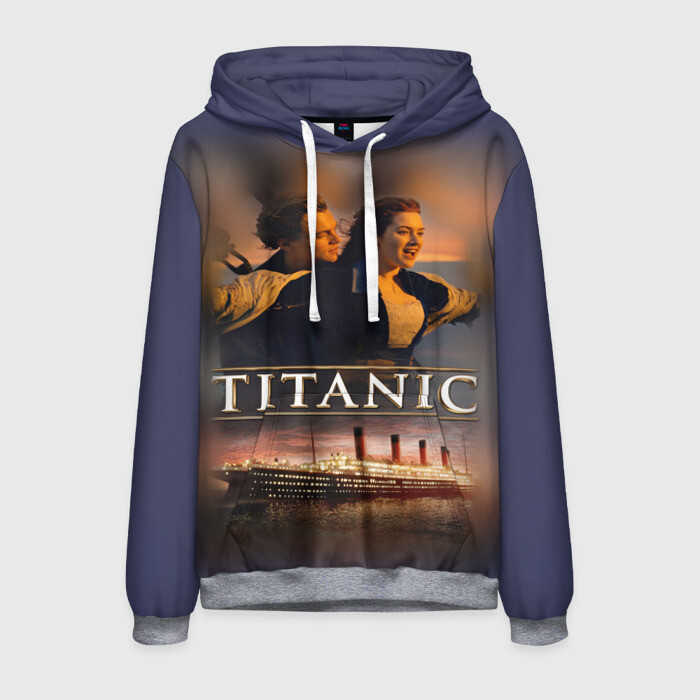 Мужская толстовка 3D Титаник Джек и Роза фото