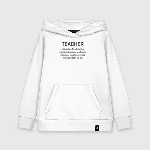 Детская толстовка хлопок Teacher фото
