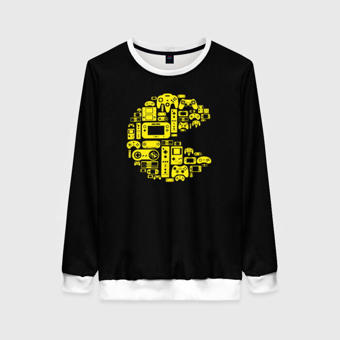 Женский свитшот 3D Pac-Man фото
