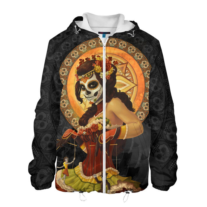 Мужская куртка 3D День мёртвых, Мексика фото