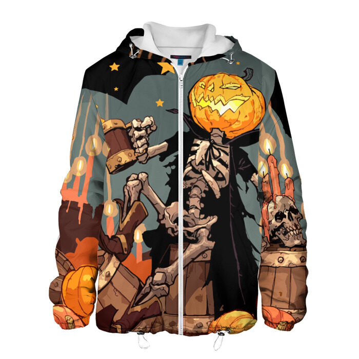 Мужская куртка 3D Halloween фото