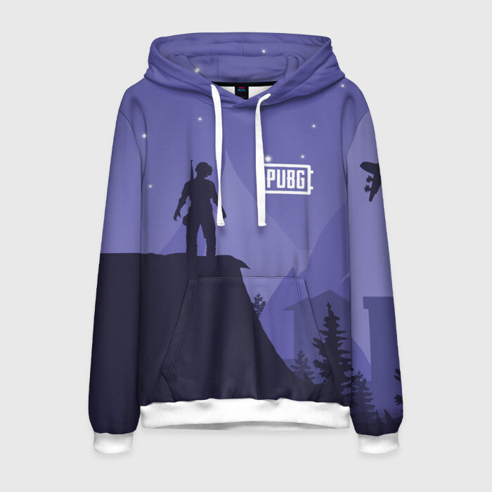 Мужская толстовка 3D Ночной PUBG фото