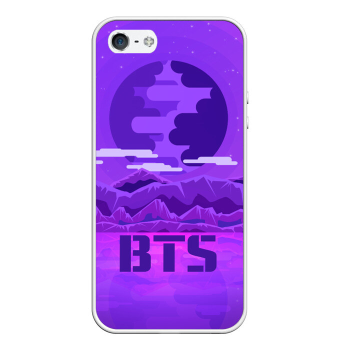 Чехол для iPhone 5/5S матовый BTS BAND фото