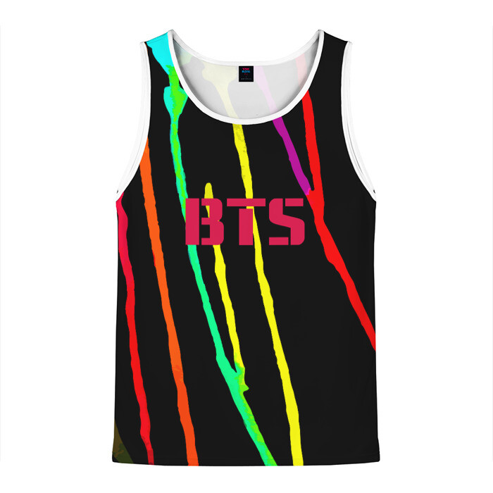 Мужская майка 3D BTS фото