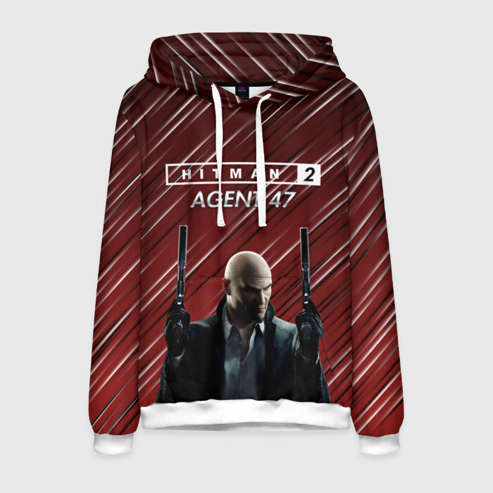 Мужская толстовка 3D Hitman 2 #2 фото
