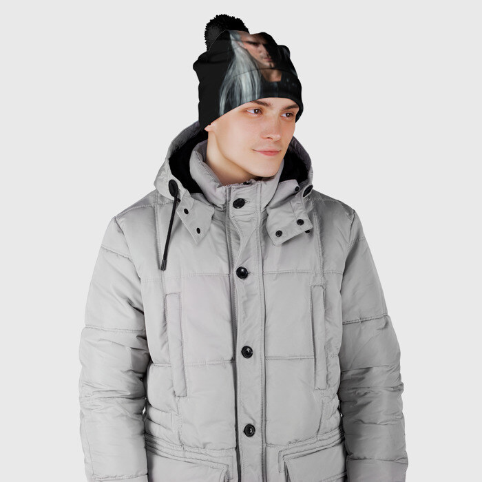 Шапка 3D c помпоном The Witcher. Geralt of Rivia фото