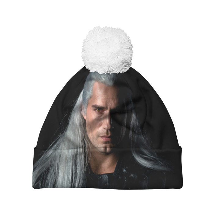 Шапка 3D c помпоном The Witcher. Geralt of Rivia фото