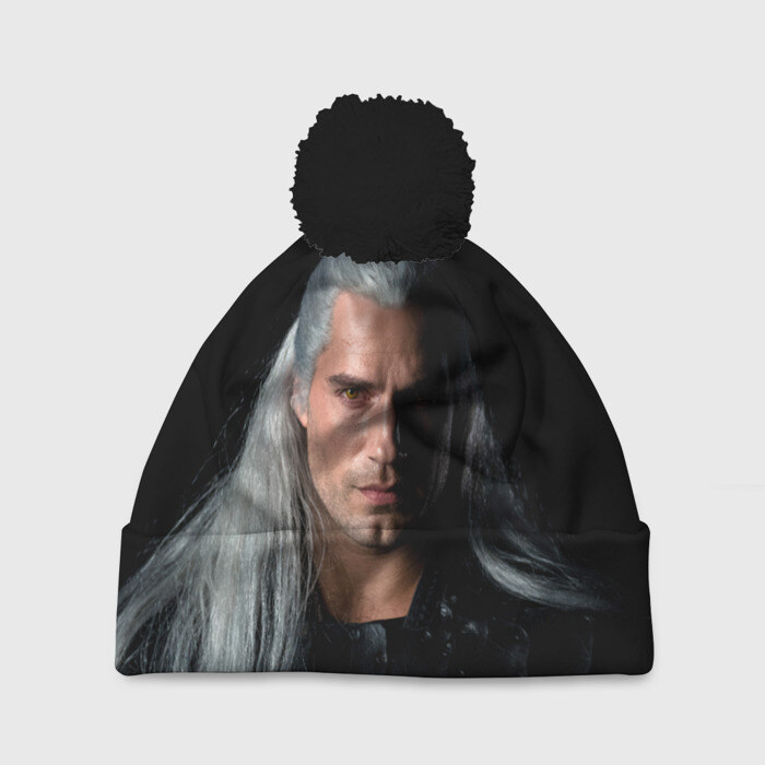 Шапка 3D c помпоном The Witcher. Geralt of Rivia фото