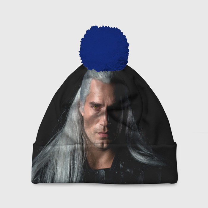 Шапка 3D c помпоном The Witcher. Geralt of Rivia фото