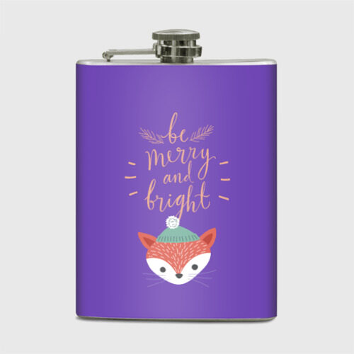 Фляга Новогодняя Лисичка фото