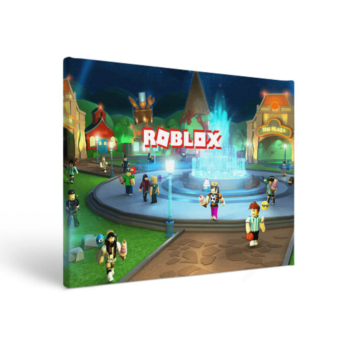 Холст прямоугольный ROBLOX фото