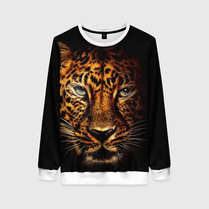 Женский свитшот 3D Ягуар фото