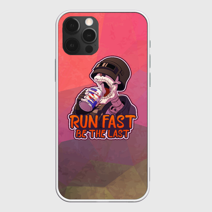 Чехол для iPhone 12 Pro Max Run Fast Pubg фото