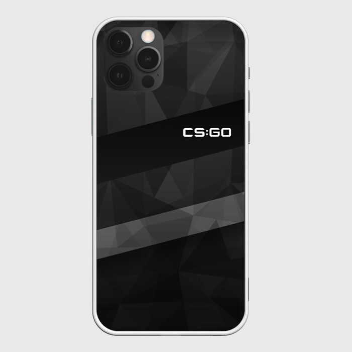 Чехол для iPhone 12 Pro CS:GO - Graphite фото