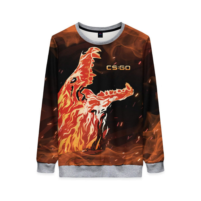 Женский свитшот 3D CS:GO - HOWL фото