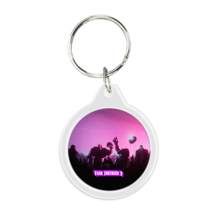 Брелок круглый Team Fortress 2 фото