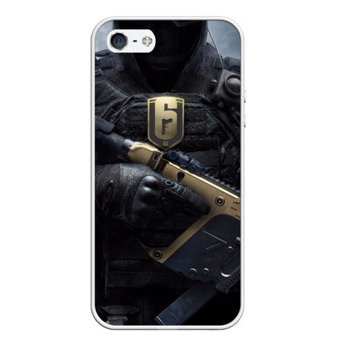 Чехол для iPhone 5/5S матовый Rainbow Six Siege фото
