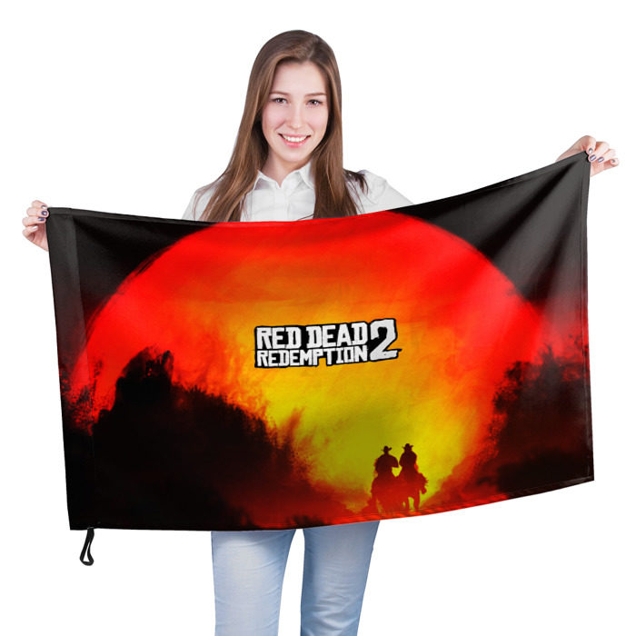 Флаг 3D red dead redemption 2 фото