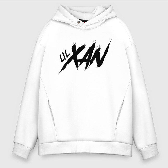 Мужское худи Oversize хлопок Lil Xan фото