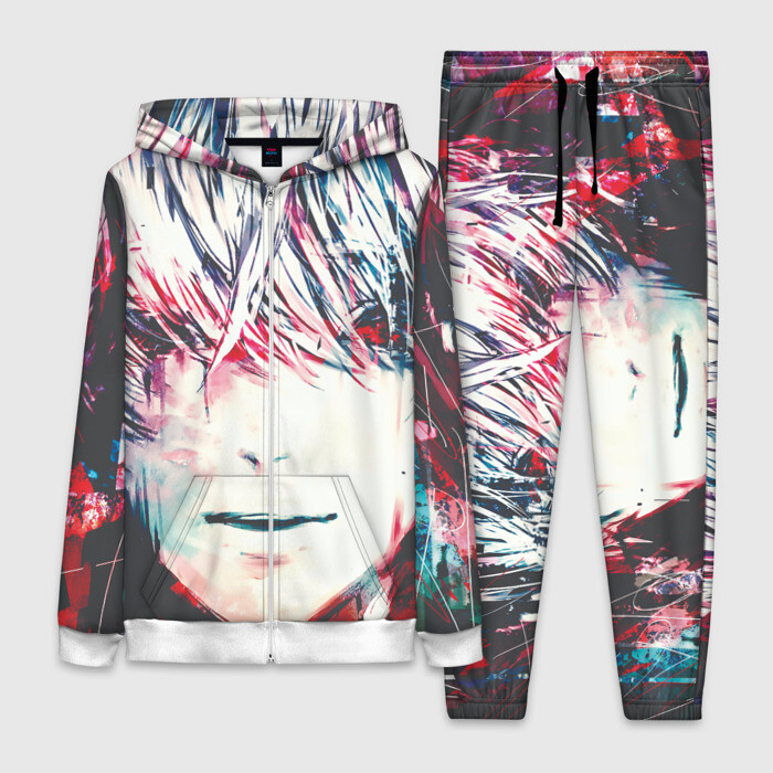 Женский костюм 3D Kaneki Ken разноцвет фото