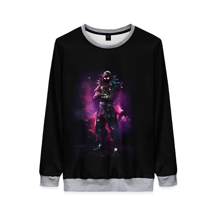 Женский свитшот 3D Fortnite. Raven фото