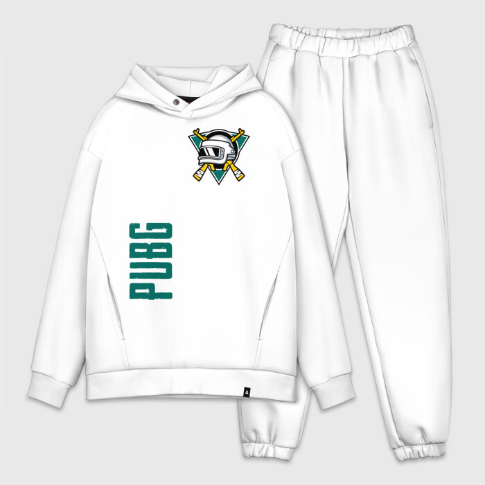 Мужской костюм хлопок OVERSIZE PUBG фото