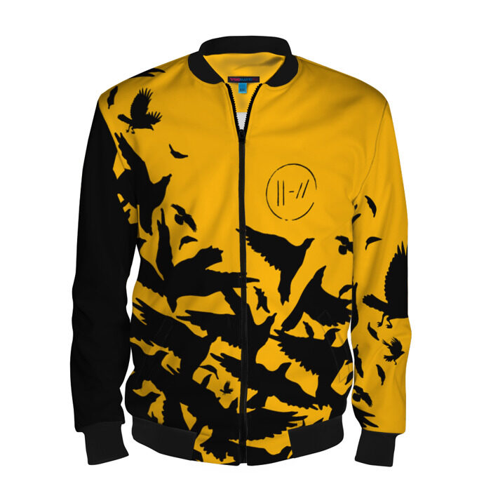 Мужской бомбер 3D TWENTY ONE PILOTS фото