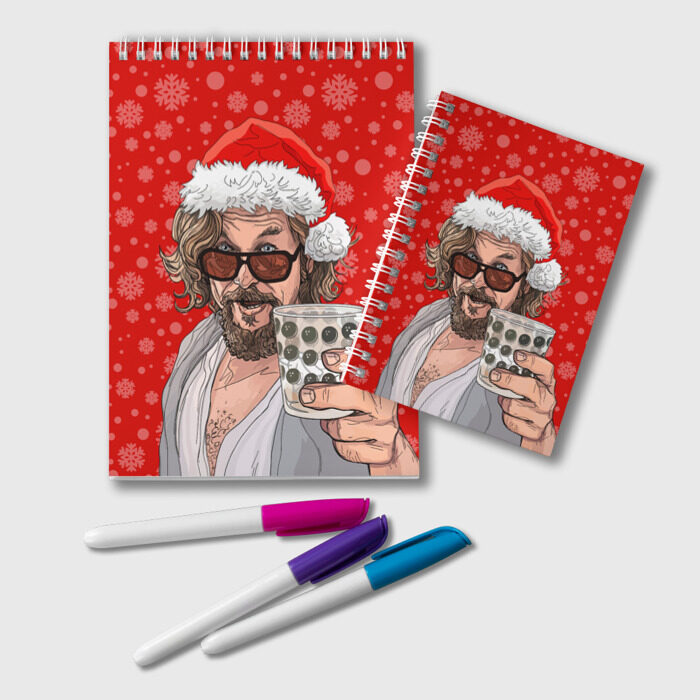 Блокнот Лебовски Санта фото