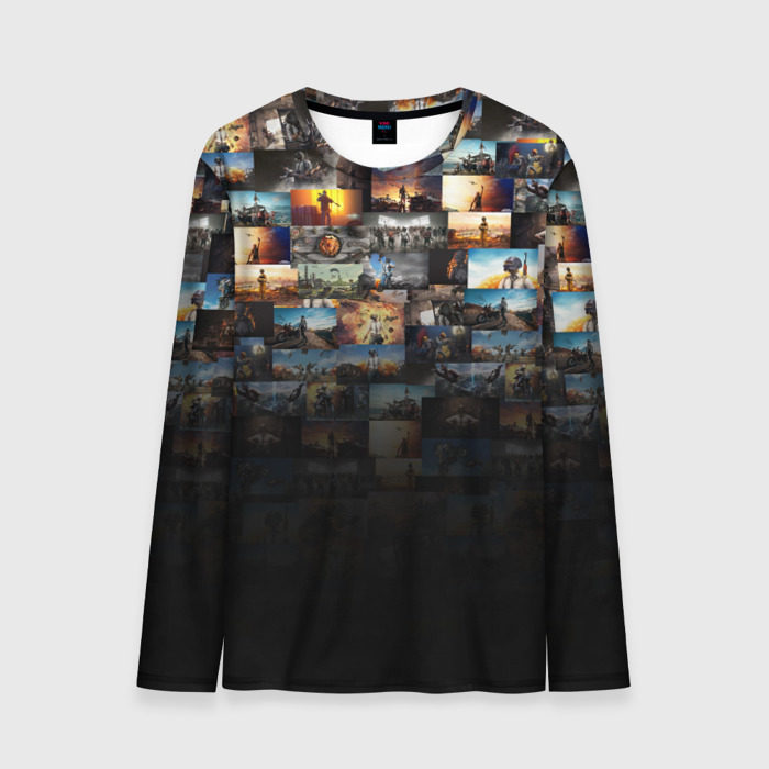 Мужской лонгслив 3D PUBG фото