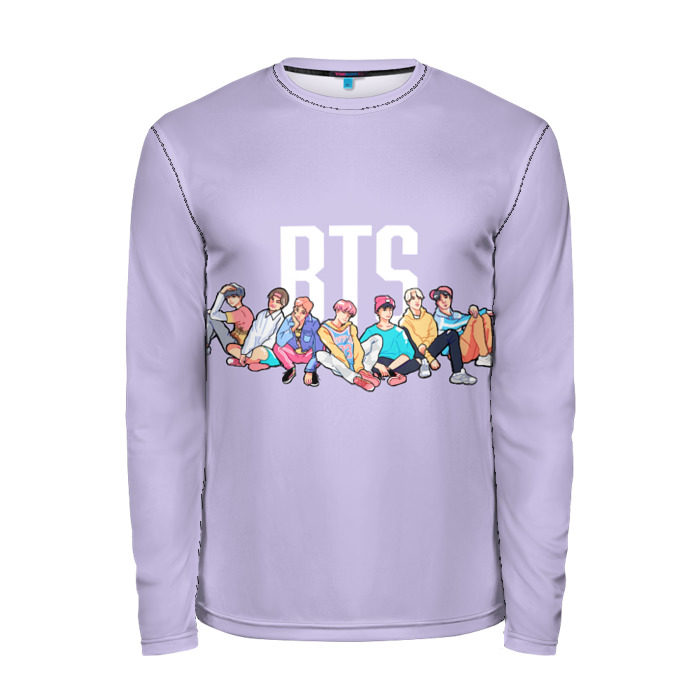 Мужской лонгслив 3D BTS фото